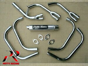 楽天市場】KAWASAKI バリオス1 分割式 42.7π (改3) PRETTY管 マフラー