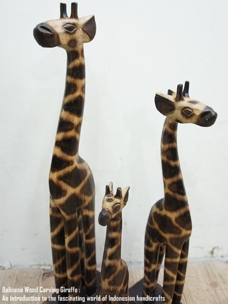 楽天市場】[ポイント2倍]キリンのオブジェ 50cm きりんさん 木彫りの