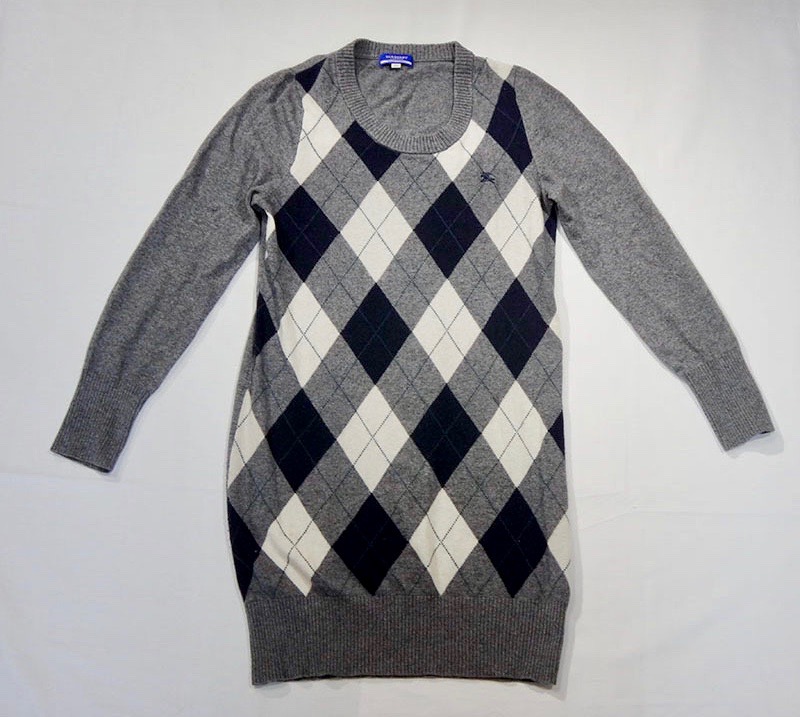 楽天市場】バーバリーブルーレーベル ワンピース ニットの通販