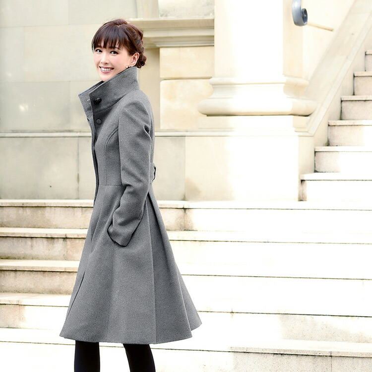 楽天市場】【50％OFFバーゲン価格】ウールコート ウール100% ロング