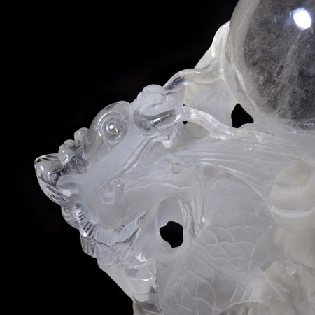 楽天市場】水晶 龍 彫刻 置物 龍彫り 台付き 天然石 パワーストーン