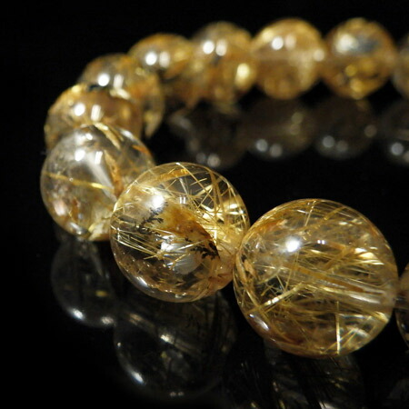 楽天市場】ヘマタイトルチルクォーツ ブレスレット 11mm玉×18個 内周