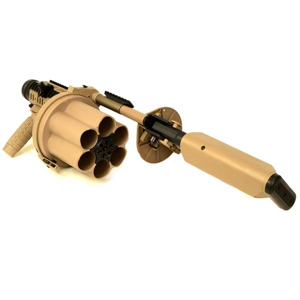 楽天市場】ICS MGL140 タイプ リボルバー グレネードランチャー タン