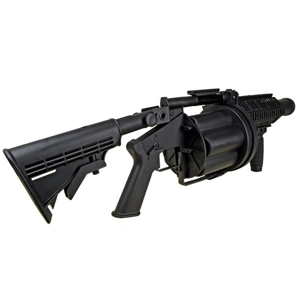 楽天市場】ICS MGL140 タイプ リボルバー グレネードランチャー メタル