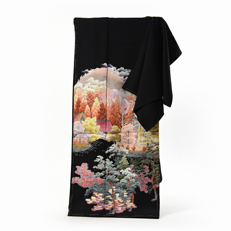 楽天市場】超逸品！貴重！本加賀友禅 「矢田博」氏作 最高級黒留袖