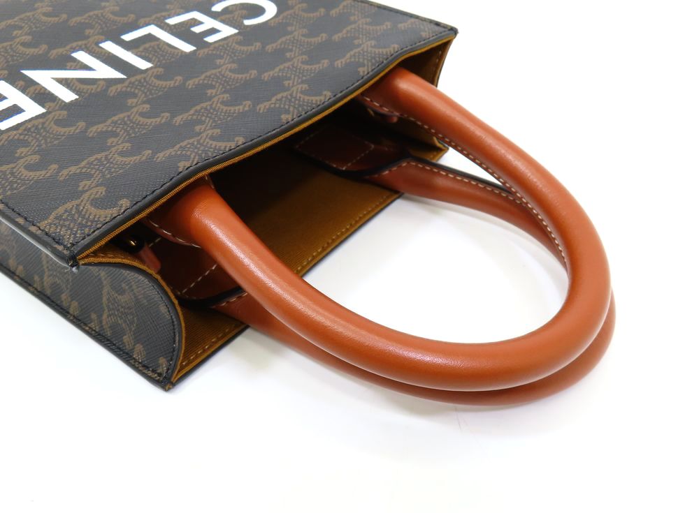 194372BZK.04LU トリオンフキャンバス×レザー 2wayバッグ CELINE