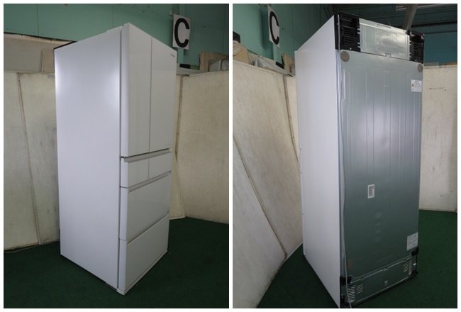 楽天市場】※2021年 パナソニック 450L 6ドア 冷凍冷蔵庫 NR-SPF457X-W