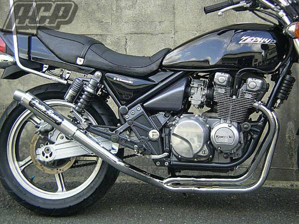 楽天市場】プリティー製 ゼファー400 流 タイプ1 4-2-1 マフラー