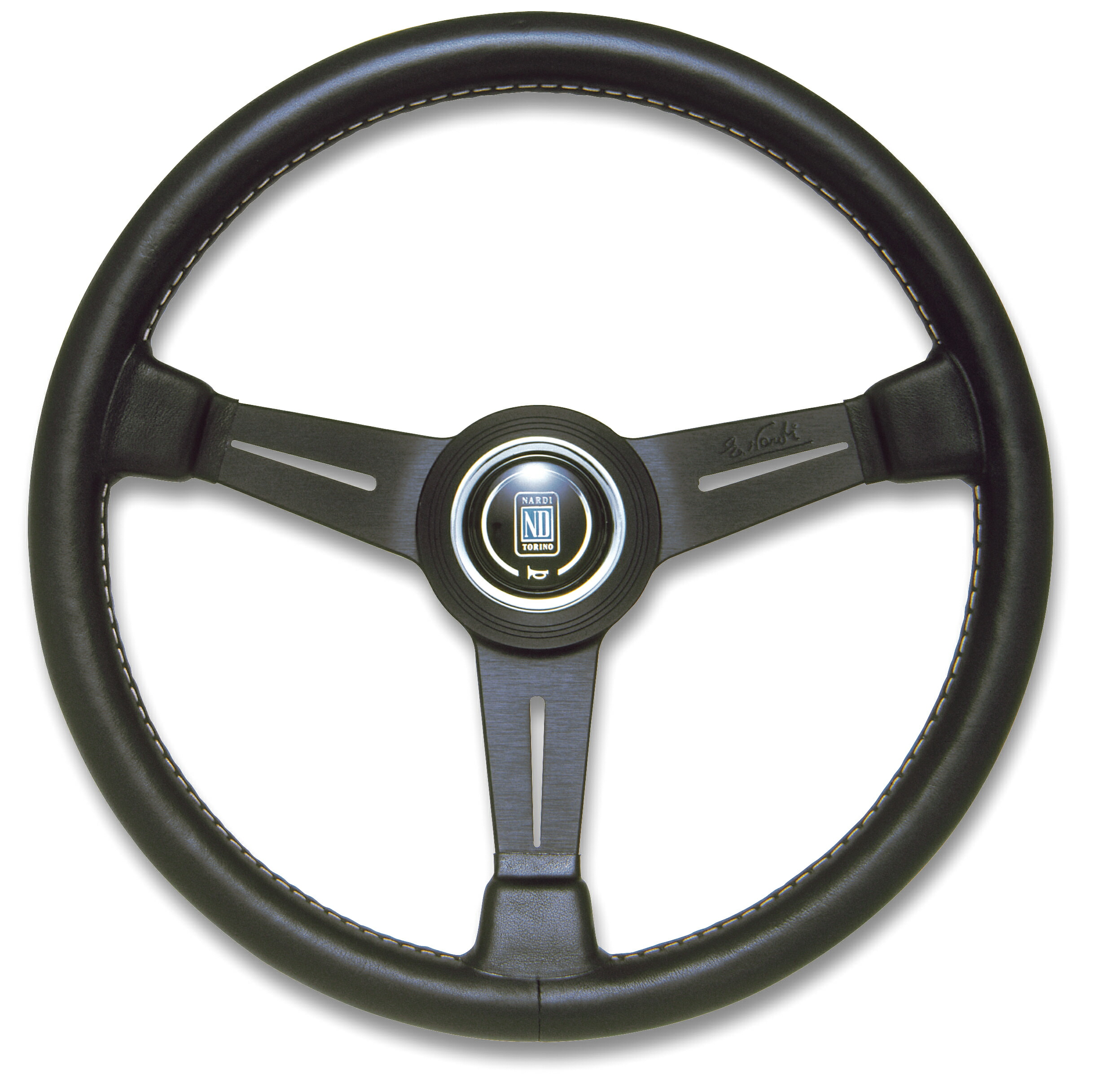 楽天市場】ステアリング NARDI クラシック ブラックレザー＆ブラック