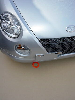 楽天市場】カワイ製作所 牽引フック フロント 固定式 コペン L880K 02