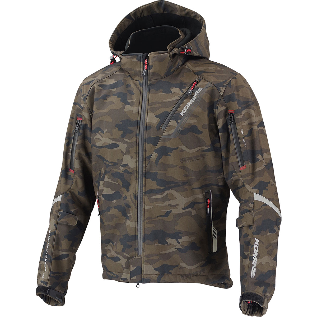 コミネ プロテクトソフトシェルウインターパーカ-イフ JK-579 (バイク