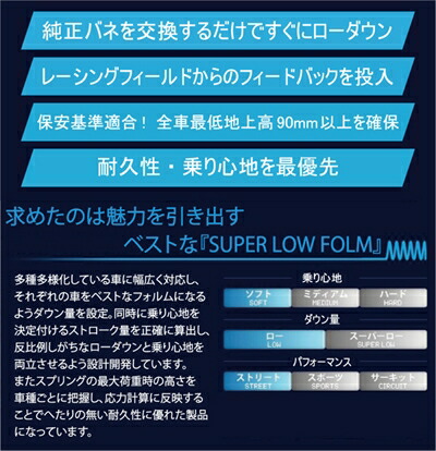 楽天市場】ウェイク LA710S 4WD スーパーダウンサス 1台分セット