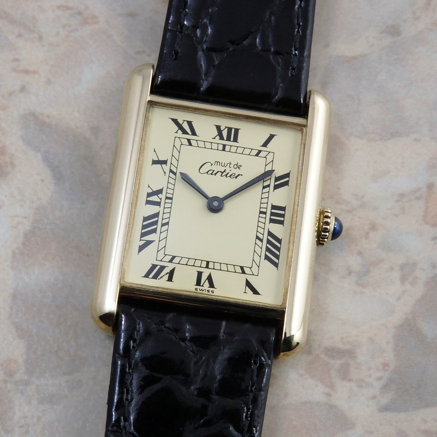 Cartierタンク ヴェルメイユ クォーツ ヴィンテージ Cartierタンク
