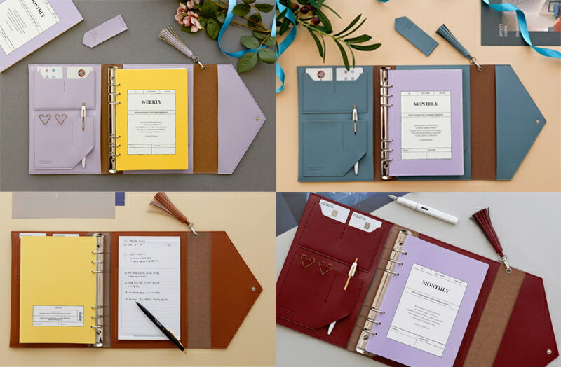 楽天市場】☆配送無料☆ [FUNNYMADE] クラッチ6穴 ダイアリーカバー A5