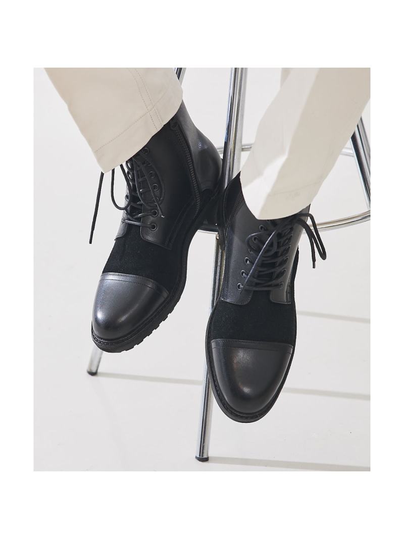 楽天市場】【SALE／30%OFF】ダブルジップ レースアップ レザー