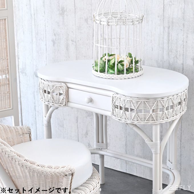 楽天市場】デスク 籐家具 テーブル ドレッサー 化粧台 机 コンパクト