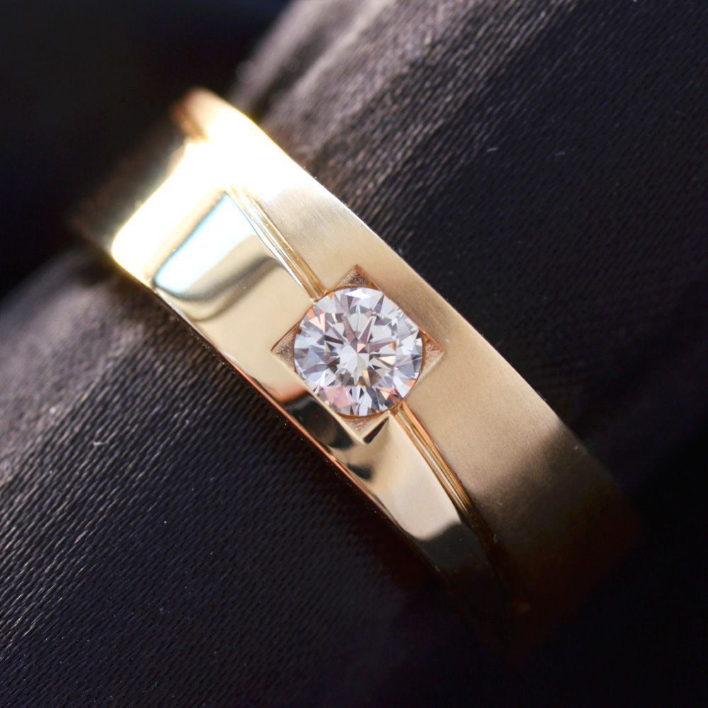 楽天市場】【ポイント10倍☆23:59まで!】指輪 メンズリング 18金 K18