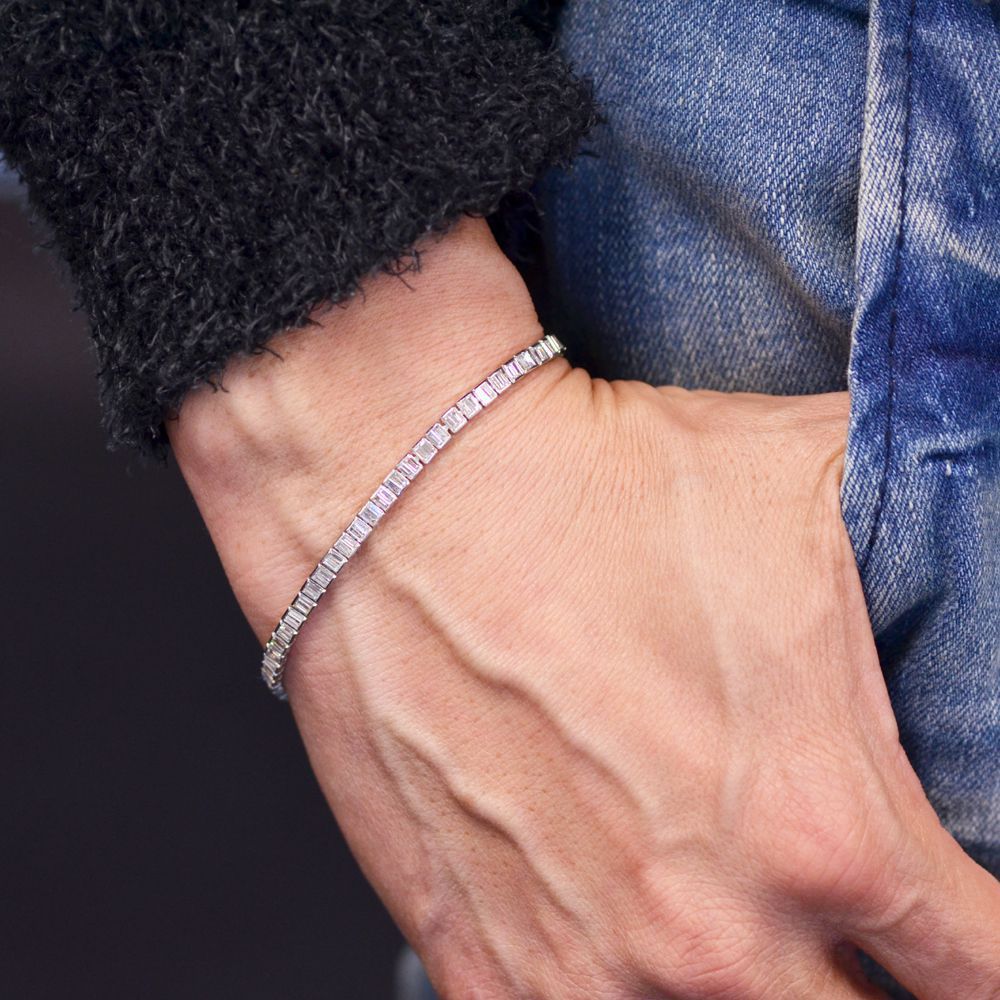 楽天市場】ブレスレット メンズ プラチナ ダイヤモンド 2カラット