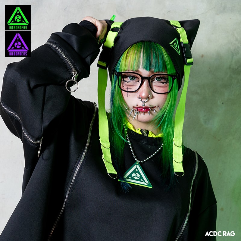 楽天市場】渦雷 ネコミミハット 帽子 猫耳 原宿 原宿系 ファッション