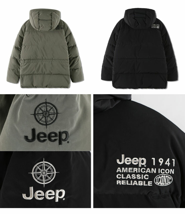 楽天市場】Jeep ジープ ダウンジャケット ICONIC OUT POCKET DOWN