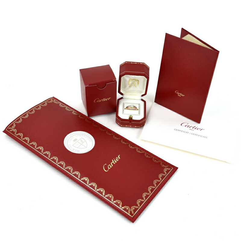 楽天市場】カルティエ 指輪 ペアシェイプダイヤ 0.31ct トリニティ #49