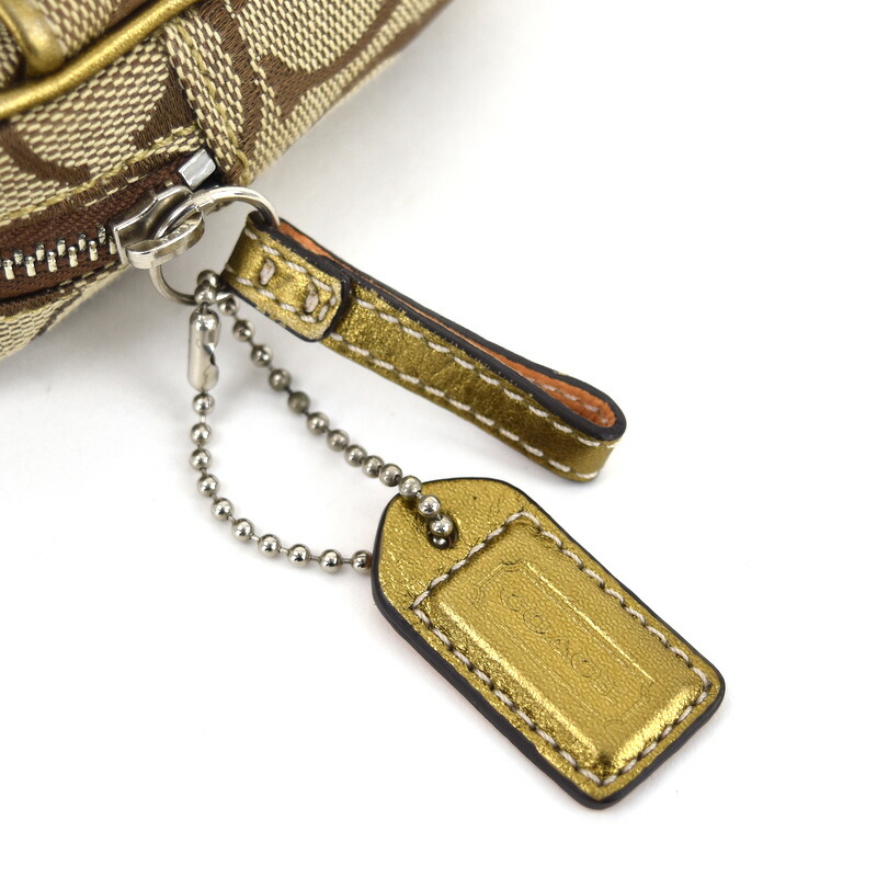 楽天市場】コーチ ウエストポーチ レディース シグネチャー ベージュ