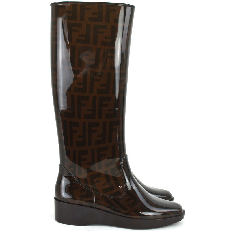 楽天市場】フェンディ レインブーツ レディース サイズ36 ズッカ
