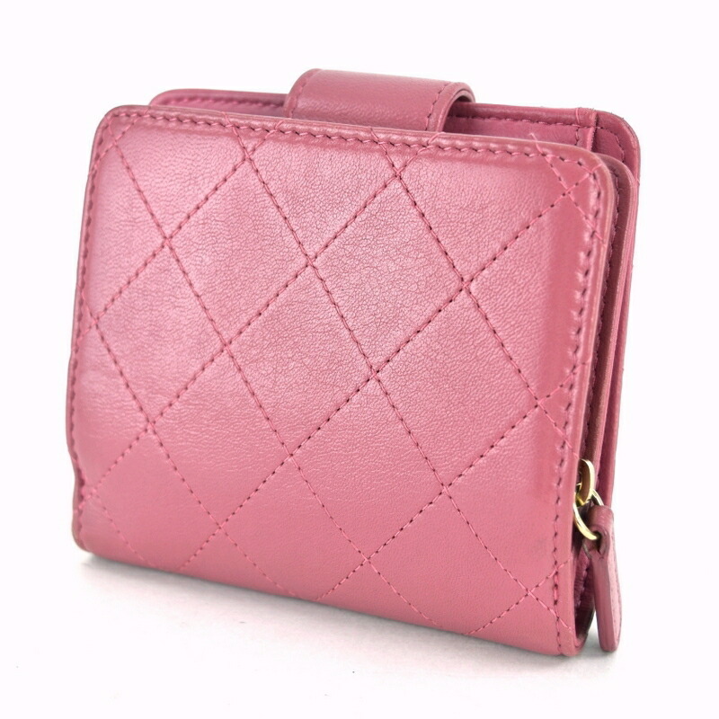 楽天市場】シャネル 財布 レディース 二つ折り財布 マトラッセ レザー