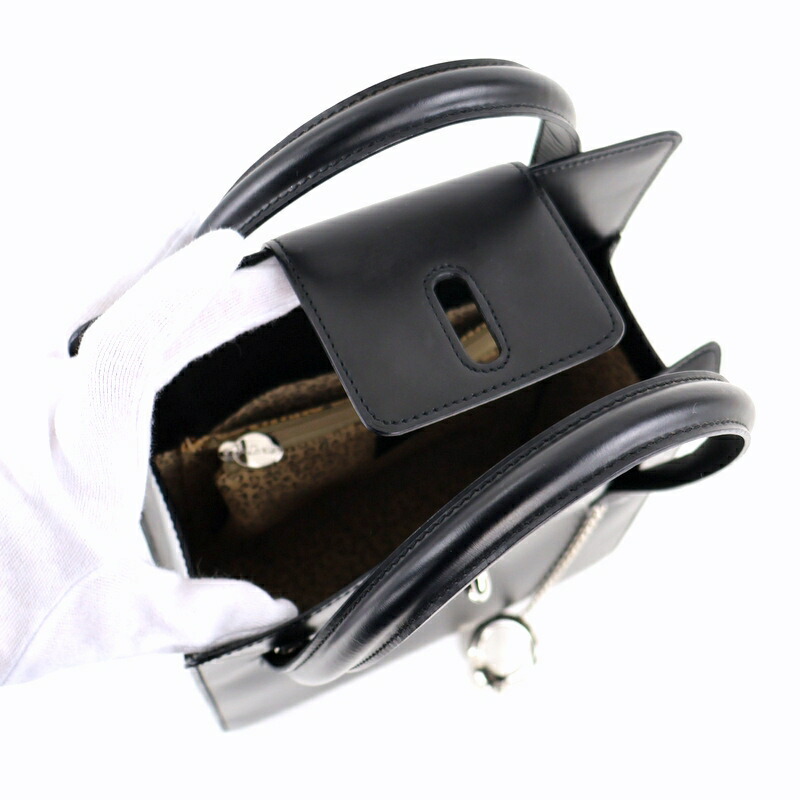 楽天市場】カルティエ ハンドバッグ ブラック パンテール レザー