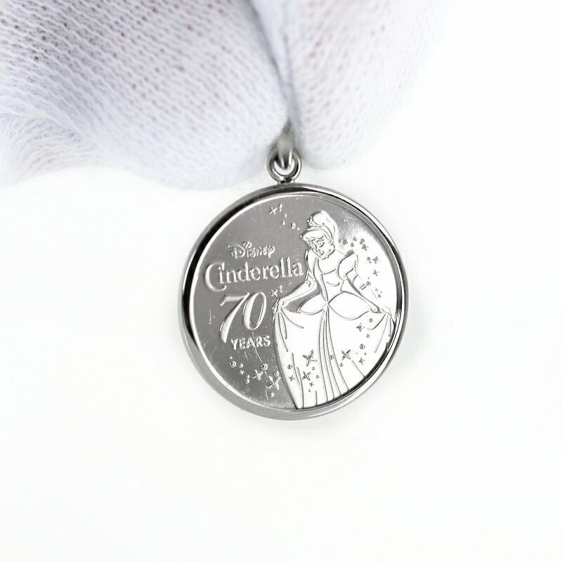 楽天市場】ディズニー ペンダントトップ シンデレラ 70周年記念 純Pt