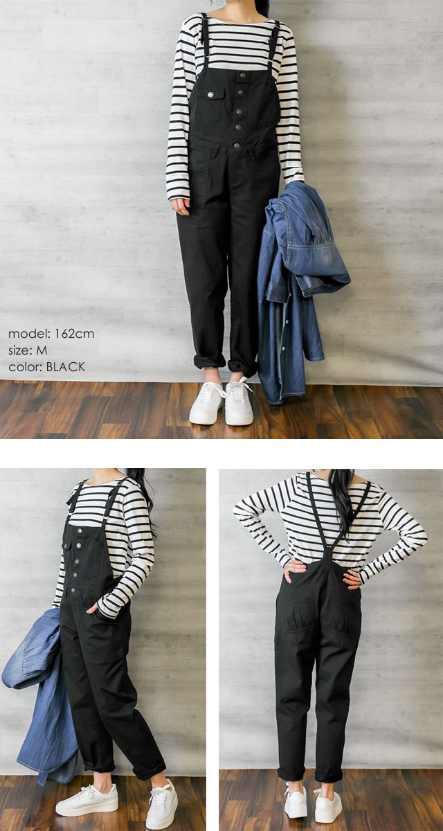 楽天市場】M-4L 大人サロペットパンツ c-0131 d-0173 c-0167