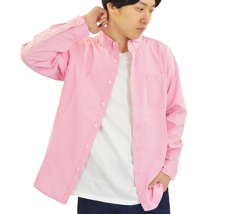 楽天市場】長袖シャツ 七分袖シャツ メンズ ボタンダウンシャツ