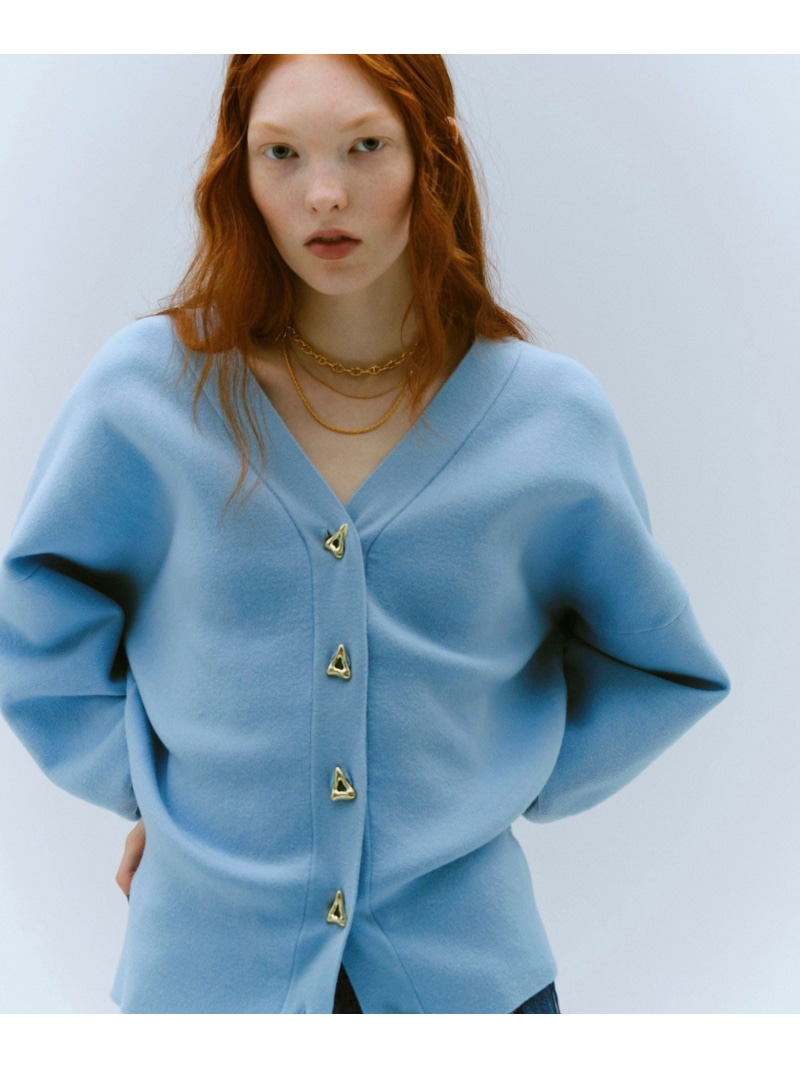 楽天市場】【SALE／30%OFF】トライアングルボタンミドルカーディガン