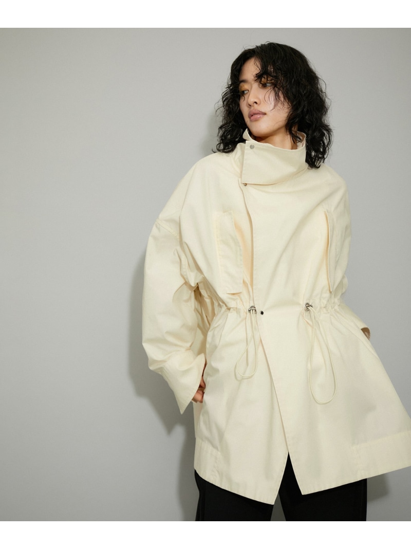 楽天市場】【WEB限定・環境配慮】スタンドカラーハーフモッズコート