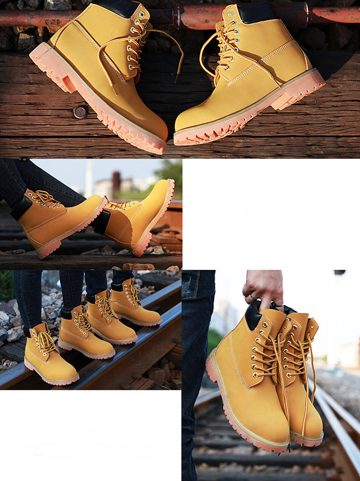 楽天市場】ブーツ メンズ 防滑 保温 ワークブーツ レースアップ 本革