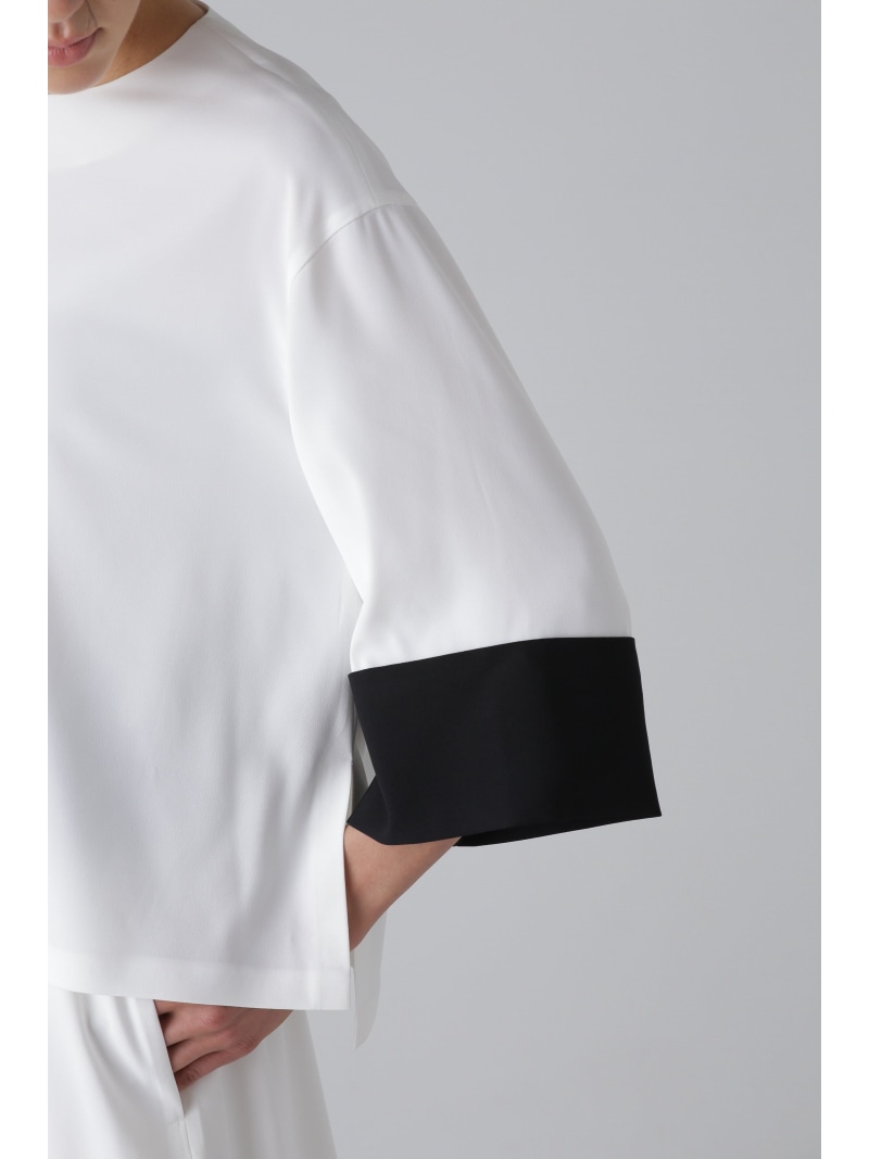 楽天市場】【SALE／50%OFF】◇バイカラージョーゼットブラウス ADORE