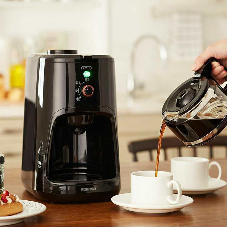 楽天市場】全自動コーヒーメーカー BLIAC-A600-B アイリスオーヤマ
