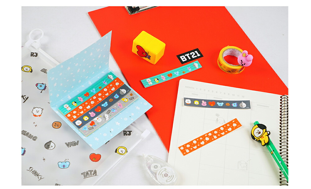 楽天市場】【Kit-L】BT21 Masking Tape Kit L【送料無料】公式グッズ