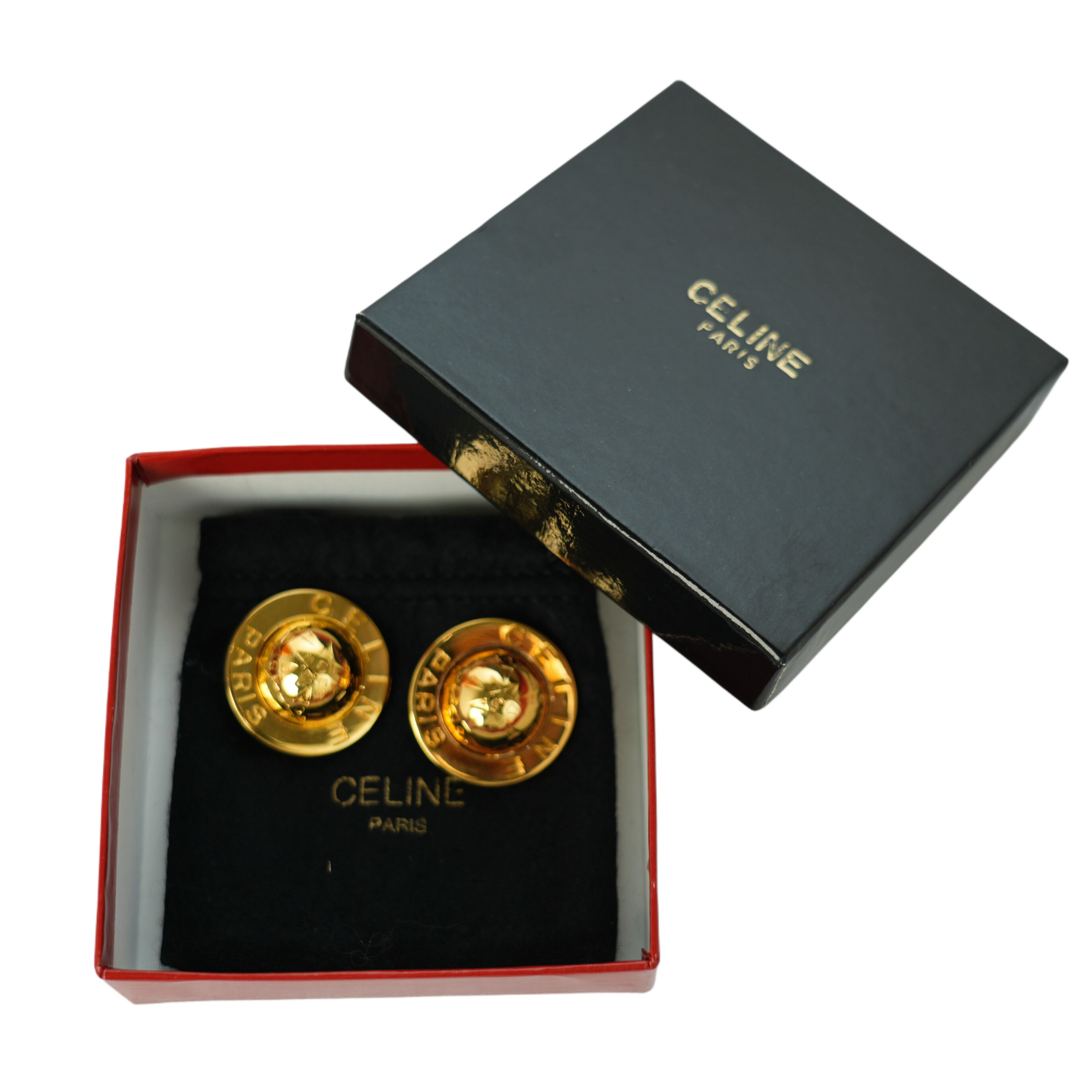 楽天市場】【中古・VINTAGE】CELINE セリーヌ スターボール イヤリング