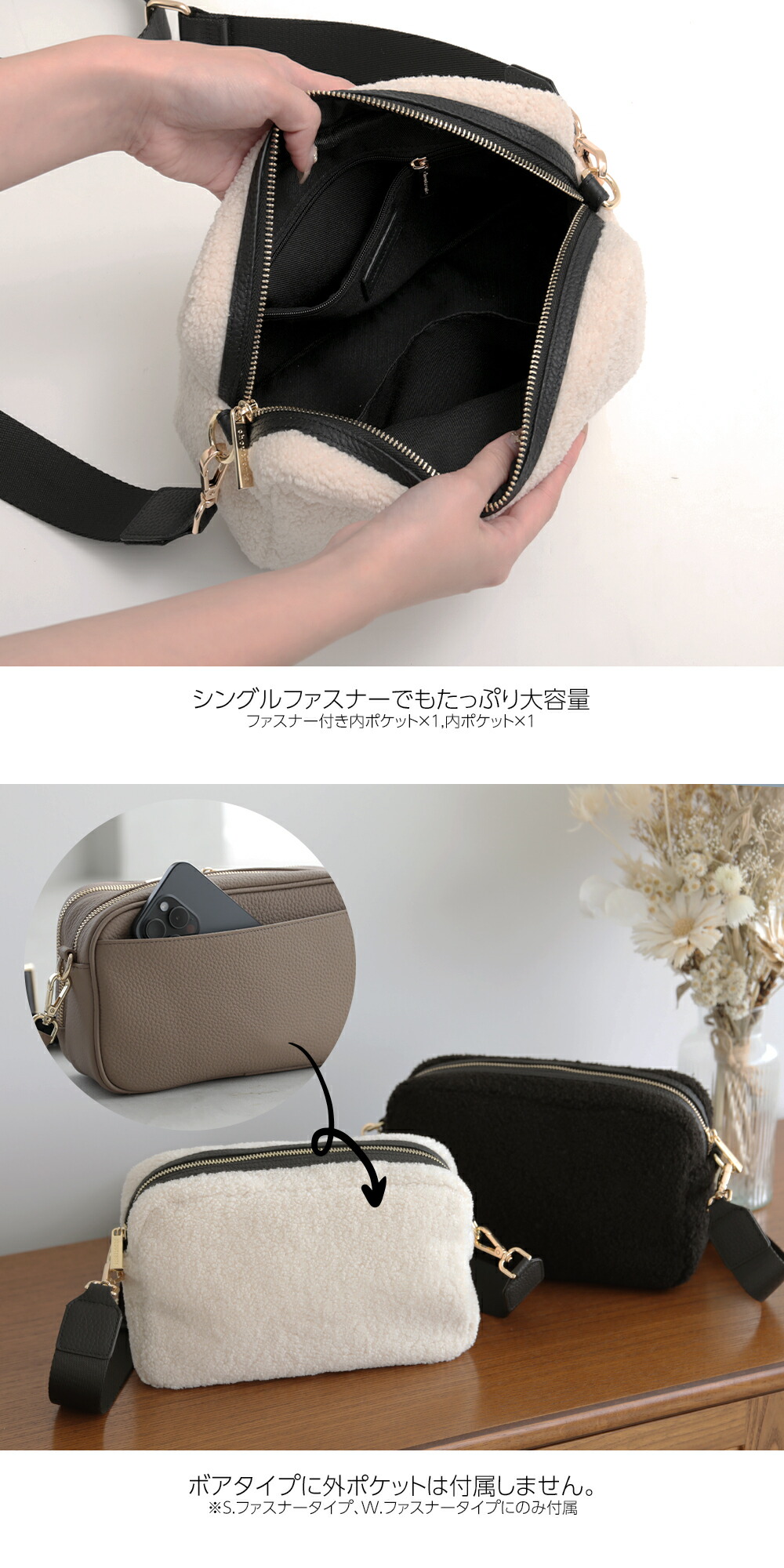 楽天市場】本革ショルダーバッグ ポシェット 斜め掛け ダブル