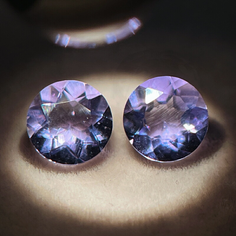 楽天市場】【ｾｰﾙ】【2点セット】 カラーチェンジフローライト 計2.1ct