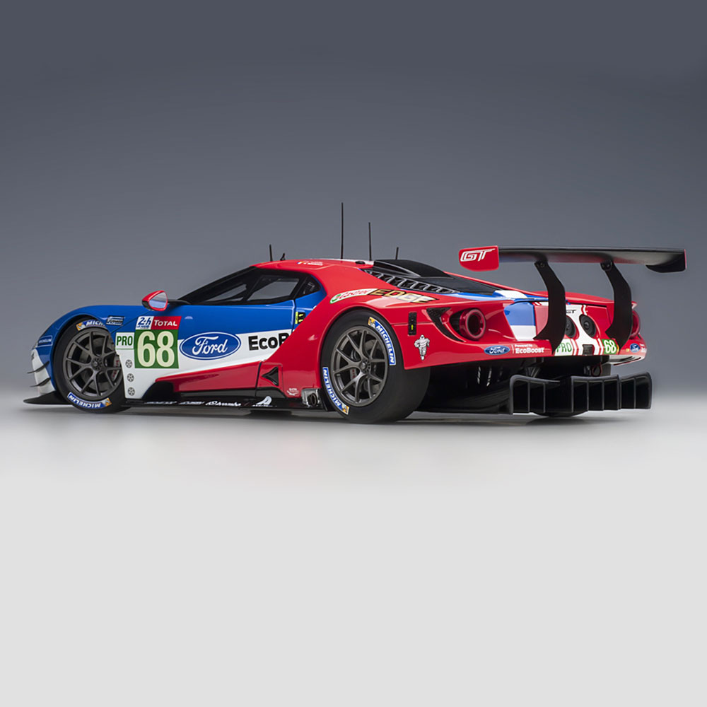 楽天市場】ミニカー 1/18 フォード フォード GT 2019 #68 ル マン 24