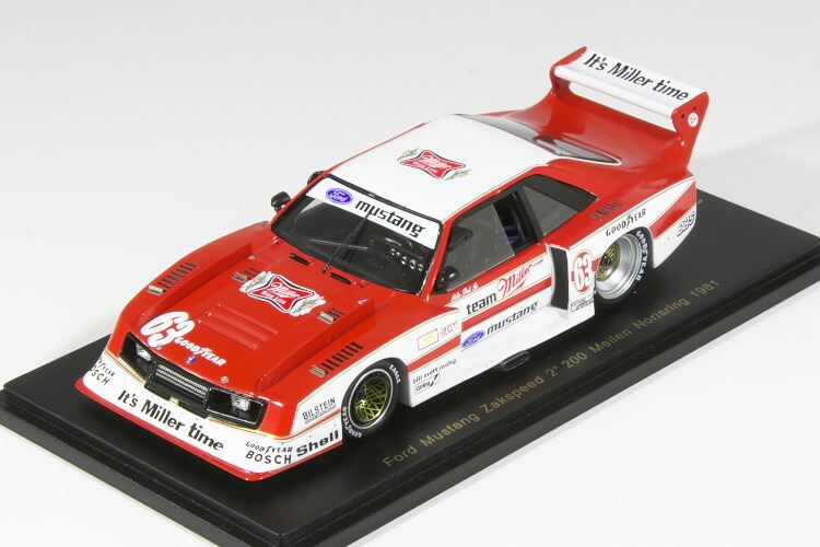 楽天市場】スパーク 1/43 フォード マスタング Ford Mustang Zakspeed