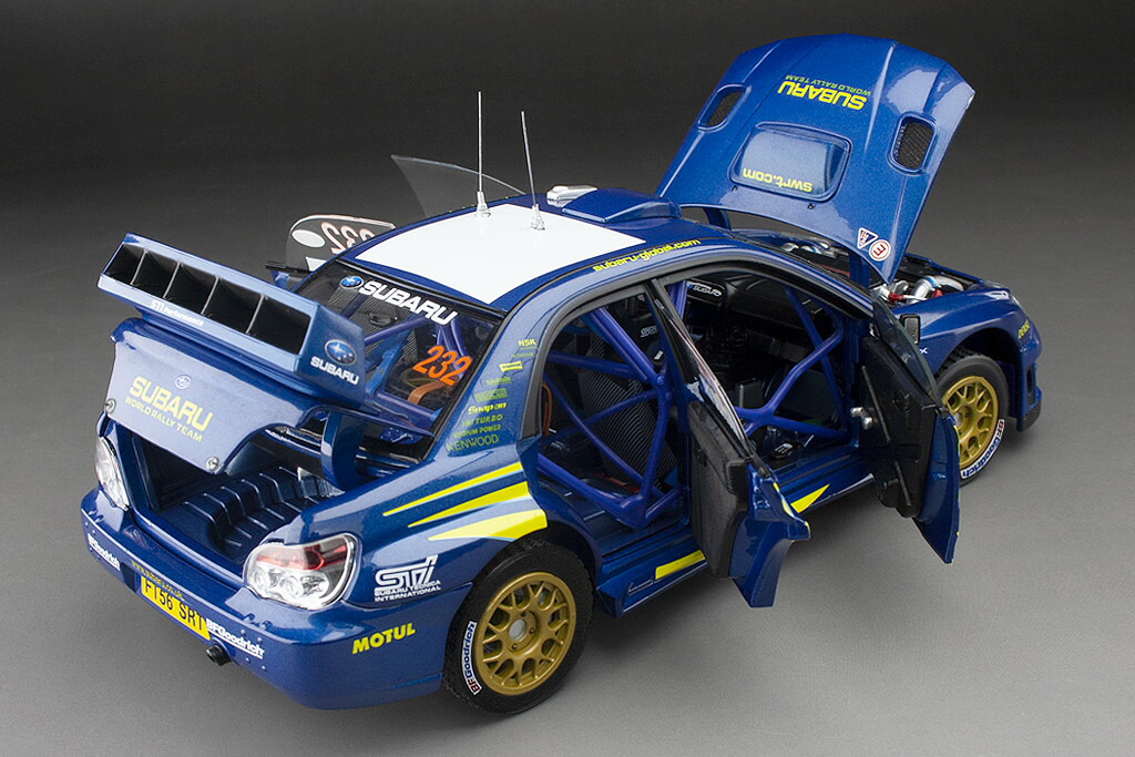 楽天市場】サンスター 1/18 スバル インプレッサ WRC07 #232 グッド