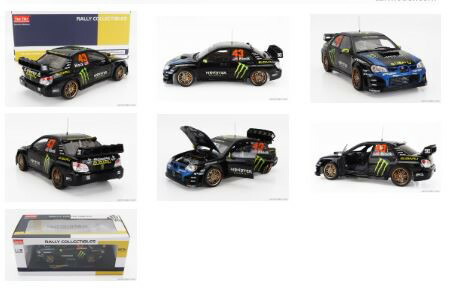 楽天市場】SUN STAR 1/18 スバル インプレッサ WRC06 モンスター #43