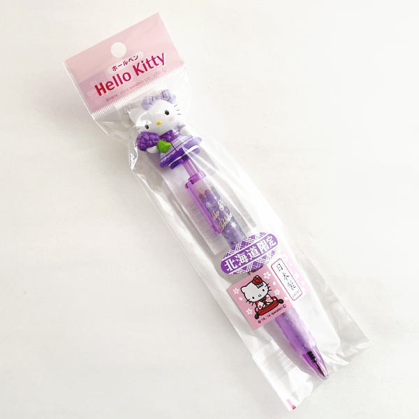 楽天市場】北海道限定 ラベンダーチェックドレス キティ ボールペン ご