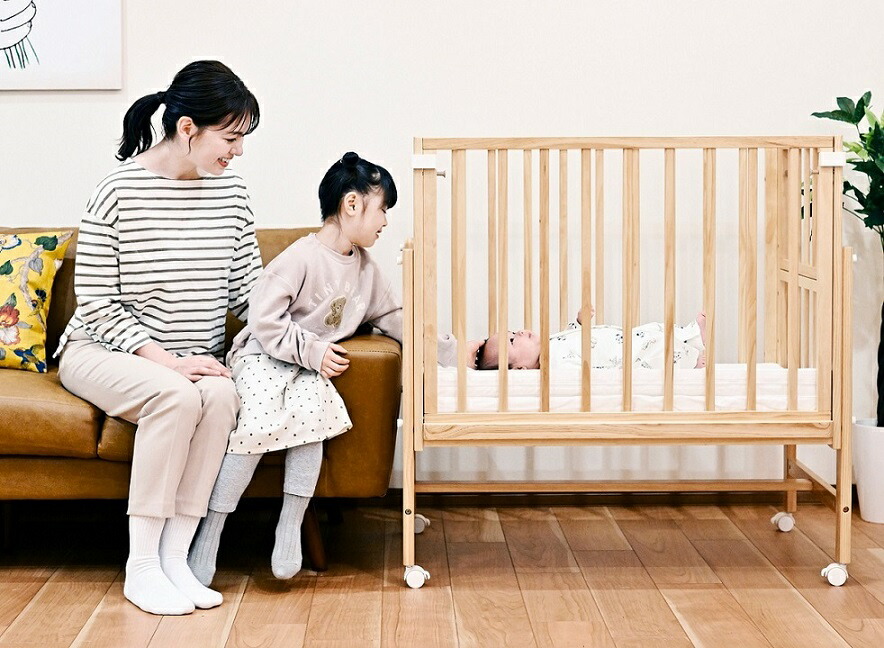 楽天市場】大和屋 そいねーるミニ ベビーベッド ベビーベッド