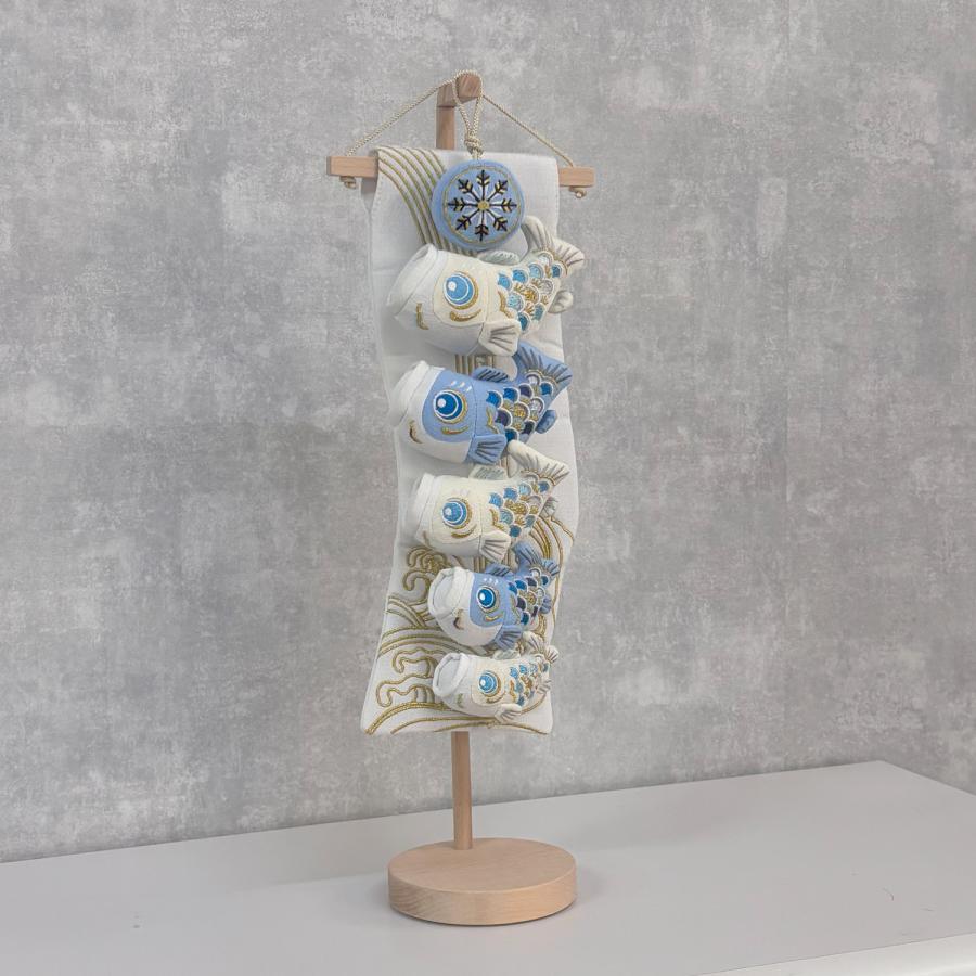 楽天市場】五月人形 つるし飾り 吊るし飾り 鯉のぼり 室内 鯉5 ブルー