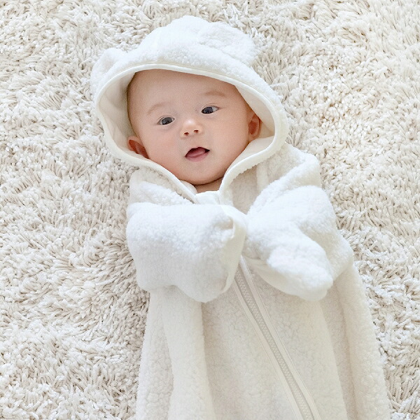 楽天市場】ジャンプスーツ おくるみ 赤ちゃん 冬 新生児 ツーウェイ