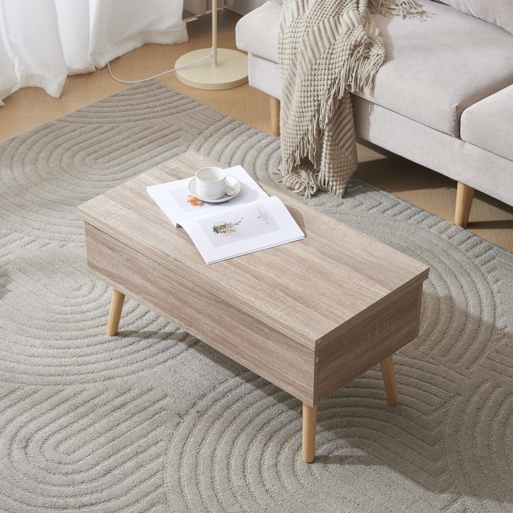 楽天市場】ナチュラル+ ホワイト テーブル 油圧昇降式テーブル 昇降